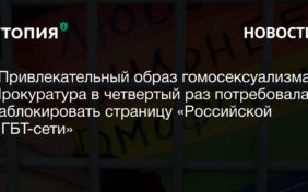 «Привлекательный образ гомосексуализма». Прокуратура в четвертый раз потребовала заблокировать страницу «Российской ЛГБТ-сети»