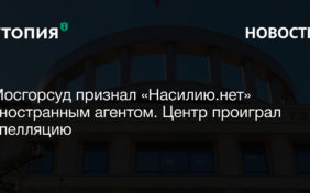 Мосгорсуд признал «Насилию.нет» иностранным агентом. Центр проиграл апелляцию